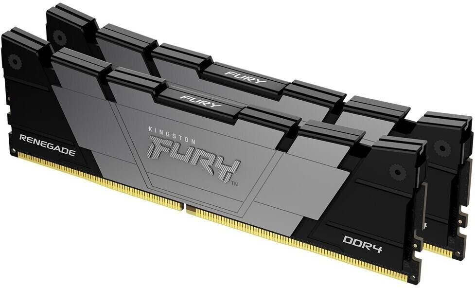 MEMORIA DDR4 16GB 3200MHZ (2 X 8GB) KINGSTON FURY RENEGADE BLACK, NON-ECC, CL16, KF432C16RB2K2/16  - KF432C16RB2K2/16