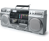soundmaster SCD5800SW Radio-lecteur CD FM USB, Cassette, Radiocassette avec  microphone noir