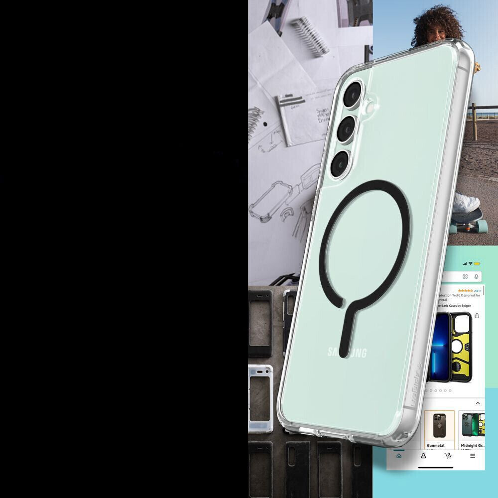 Spigen Schutzhülle Ultra Hybrid OneTap Ring mit MagSafe für Galaxy S23 FE  Transparent-Schwarz ab 26,90 €