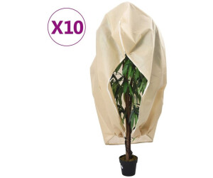 vidaXL Wintervlies mit Reißverschluss 10 Stk. 70 g/m² 3,93x3,5 m (3203582)