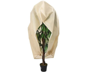 vidaXL Wintervlies mit Reißverschluss 2 Stk. 70 g/m² 1x1,55 m (364876)