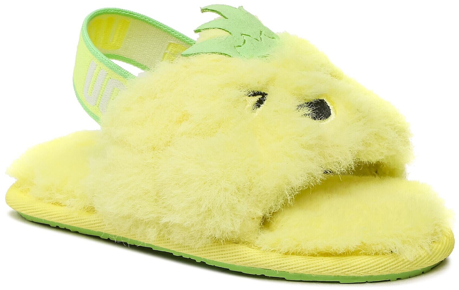Yellow fluff yeah uggs top