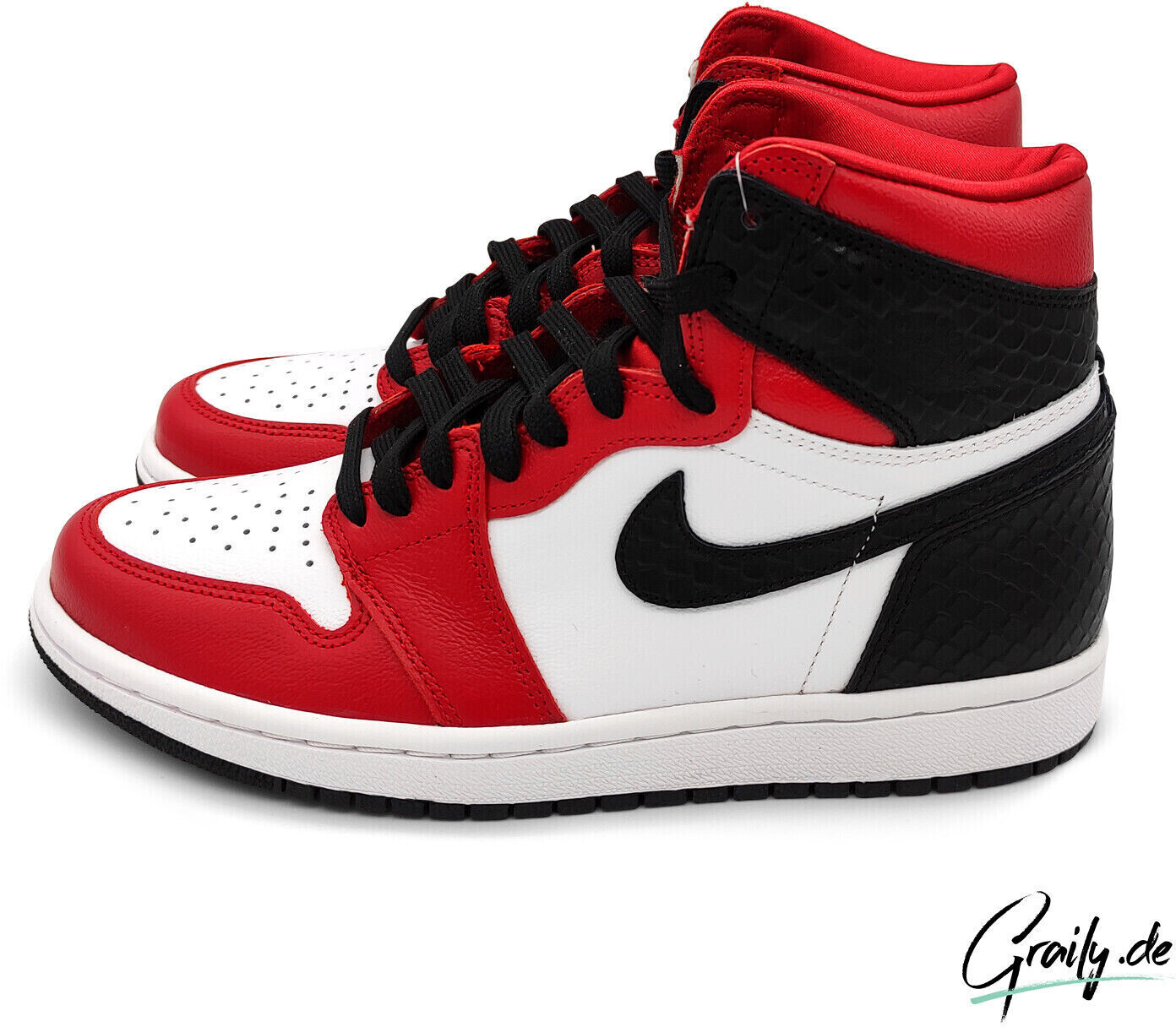 Jordan 1 online rot weiß schwarz