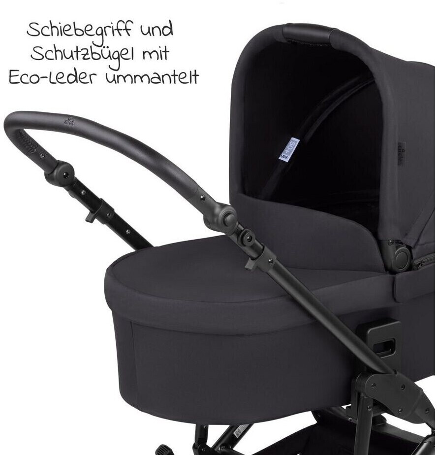 ABC Design - 3in1 Kinderwagen-Set Catania 4 - Circle Edition - inkl.  Babyschale Tulip, Babywanne, Sportwagen und Zubehör - Night 