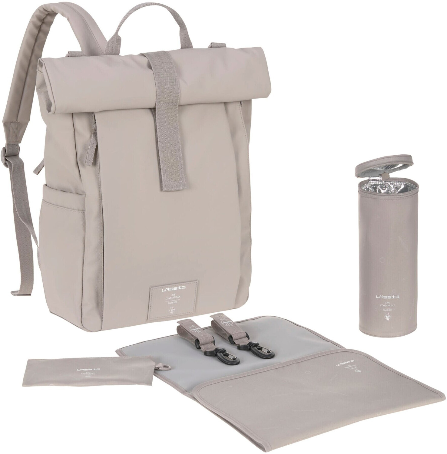 Lässig Changing backpack - Rolltop Up Backpack