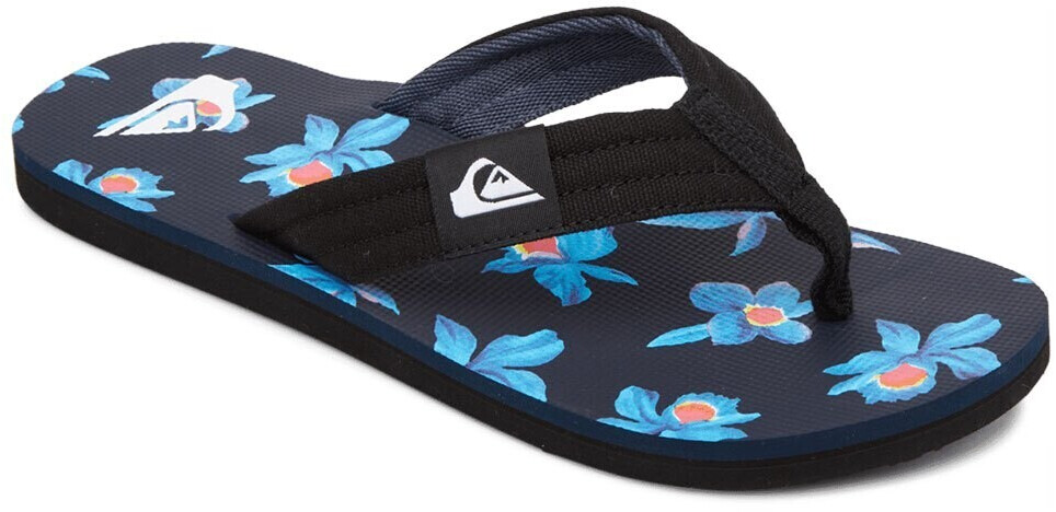 Quiksilver Molokai Layback Flip-Flop black blue white