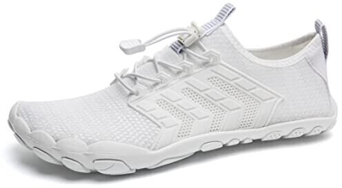 IceUnicorn Barefoot Shoes Toe Shoes Aquashoes Beach Shoes Swim Shoes Water Shoes 15#White 42EU