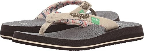 Sanuk Yoga Paradise 2 Flipflop Natural Paradise Palms