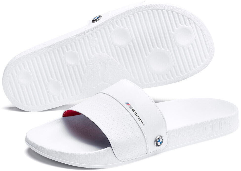 Puma Bath sandals BMW Motorsport MMS Leadcat FTR white
