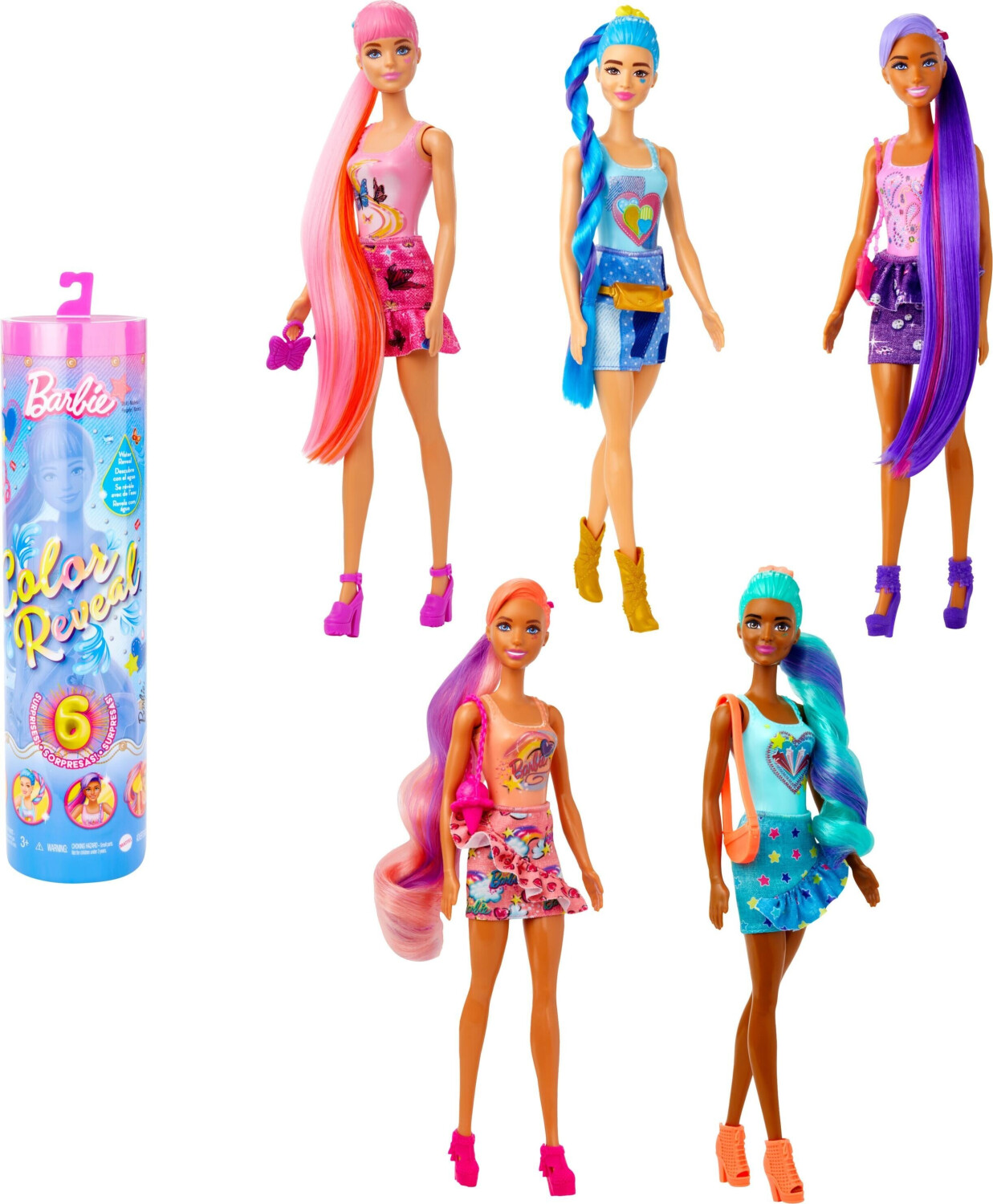 Barbie colour reveal top doll series 4