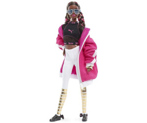 Black puma barbie doll new arrivals