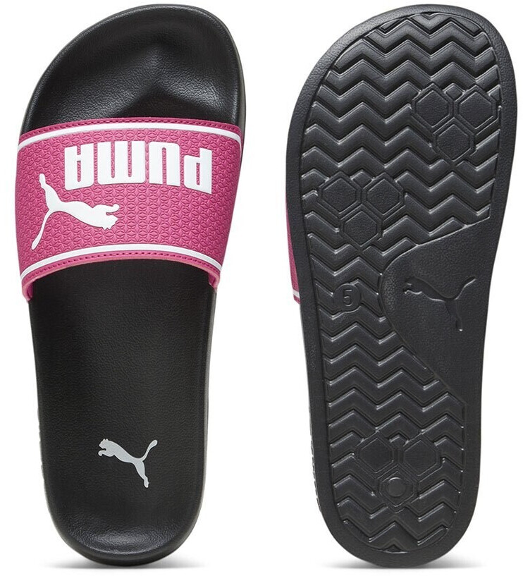 Black and pink puma slides shop
