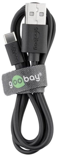 Goobay USB-A auf USB-C Lade- und Synchronisationskabel 0,1m, Bild 2