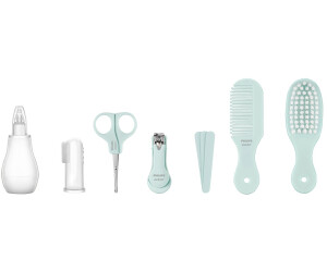 Set d'accessoires pour les cheveux du bébé, brosse + peigne, bleu - Chicco  Brush and Comb for Baby Blue