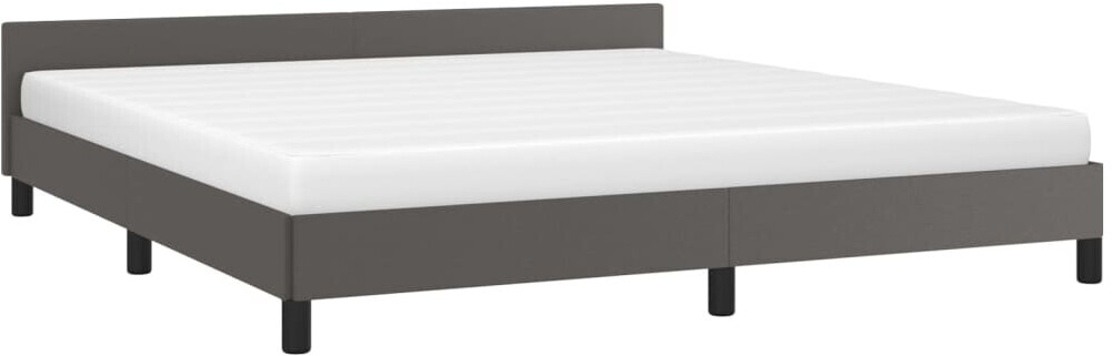 vidaXL Bed Frame With Headboard Faux Leather 160x200cm (347511)