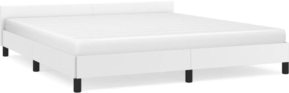 vidaXL Bed Frame With Headboard Faux Leather 160x200cm (347508)