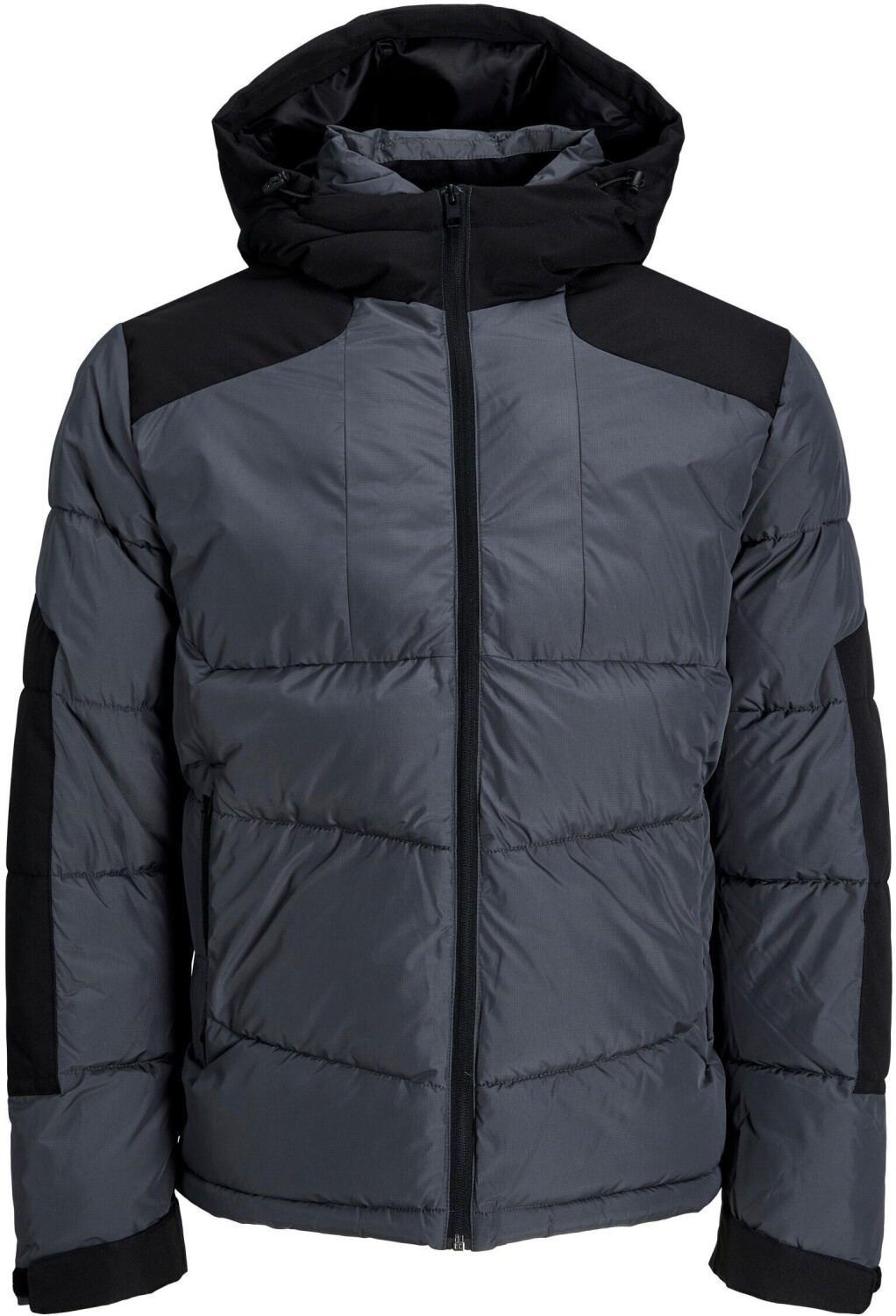 Jack Jones Otis Puffer Jacket 12239001 asphalt detail black