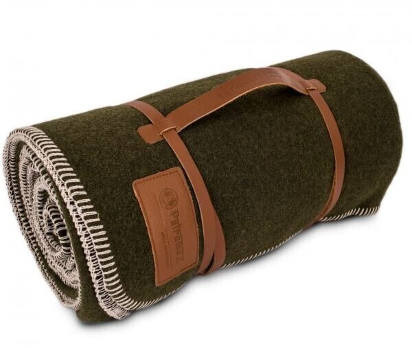 Petromax Wool blanket 150x200cm moss green black