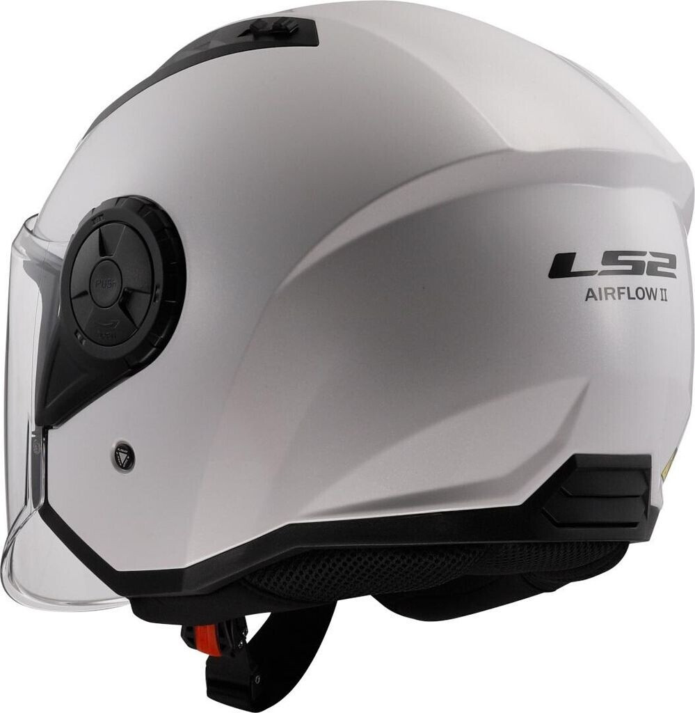 LS2 Airflow II Casco Moto Jet – Visiera Antigraffio, ECE 22.06, Leggero 950g, Taglia XXL