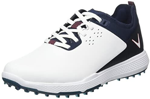 Callaway Nitro Pro Golf Shoe waterproof white navy red