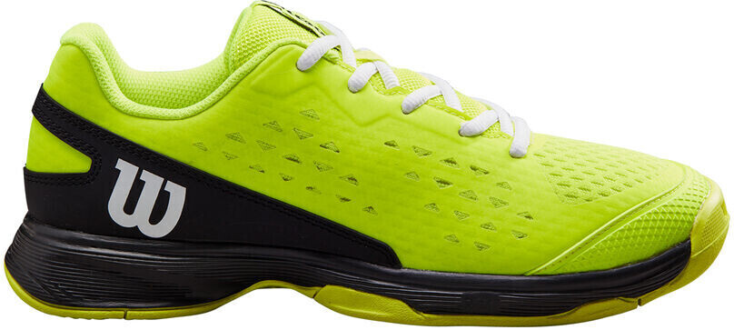 Buy Wilson Rush Pro All Court Shoe Kids neon yellow from 12.36