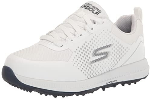 Skechers 123031 Sneaker white Synthetic Textile Navy Trim
