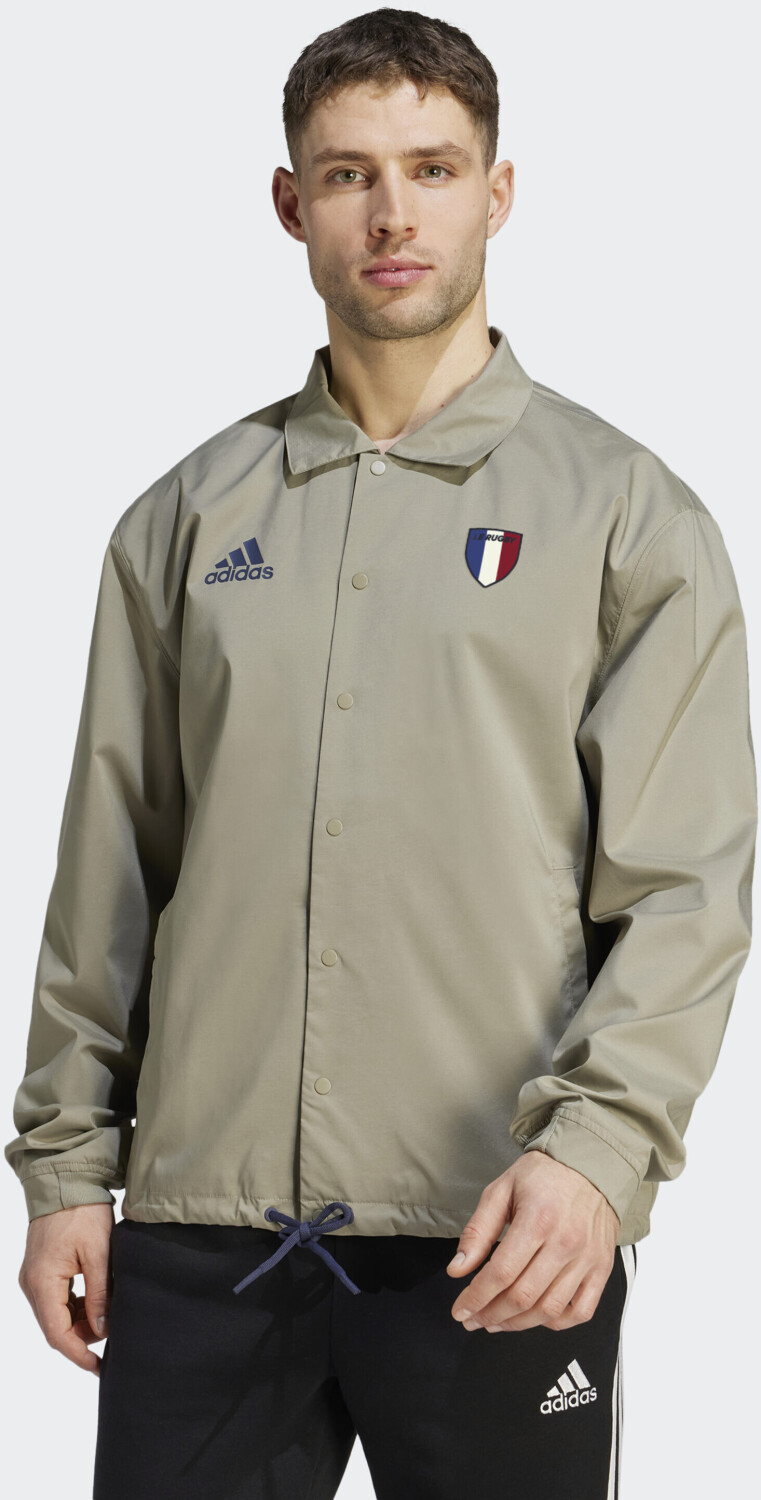 Adidas French Capsule Rugby Lifestyle Jacket silver pebble