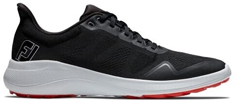 Footjoy Fj Flex Golf Shoe black white red