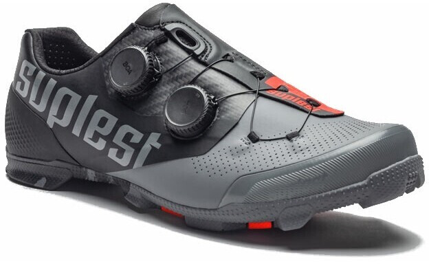 Suplest EDGE 2 0 Pro Mountain Series BOA Li2 Carbon MTB Shoes black grey 02 045