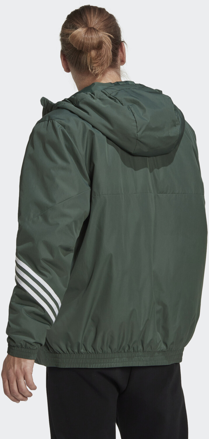 Adidas originals hooded jacket green top