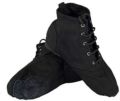 Homieco Pure soft canvas ballet dance shoes lace-up jazz shoe