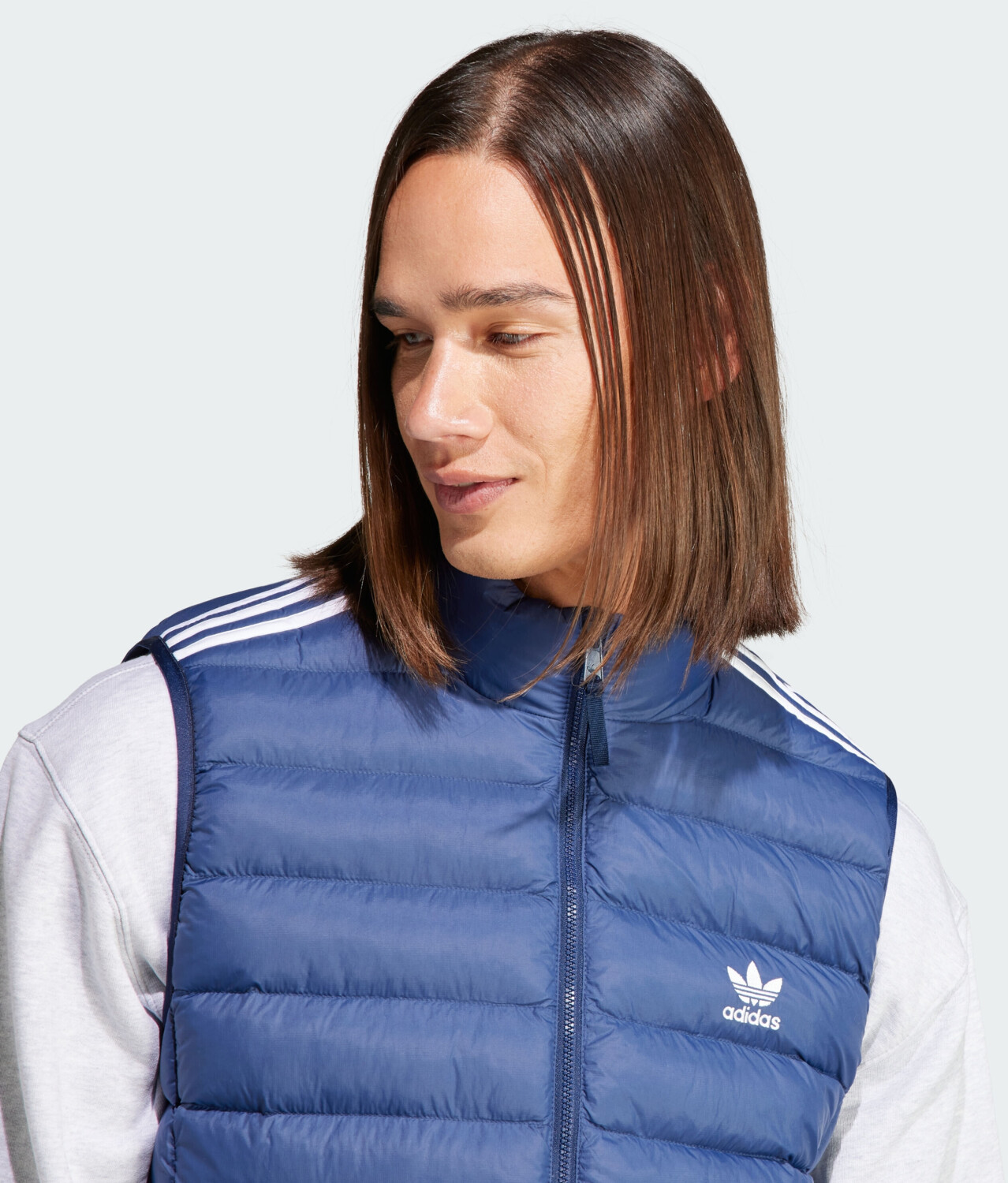 Adidas Man Padded Preisvergleich Collar Puffer Night ab (IL2577) € Indigo/white Vest | bei Stand-Up 58,39
