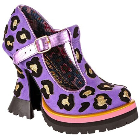 Irregular Choice Leopard Liasons Pumps lavender