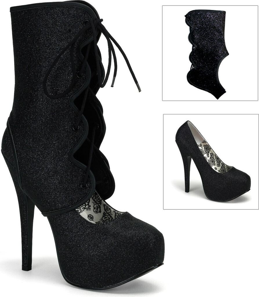 Bordello Platform Pumps TEEZE-31G black