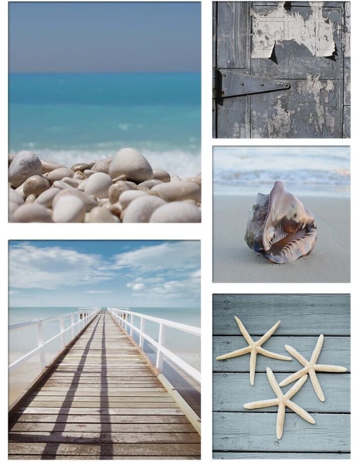 Art for the home Beach 60x80cm 5 Pcs. (119191)