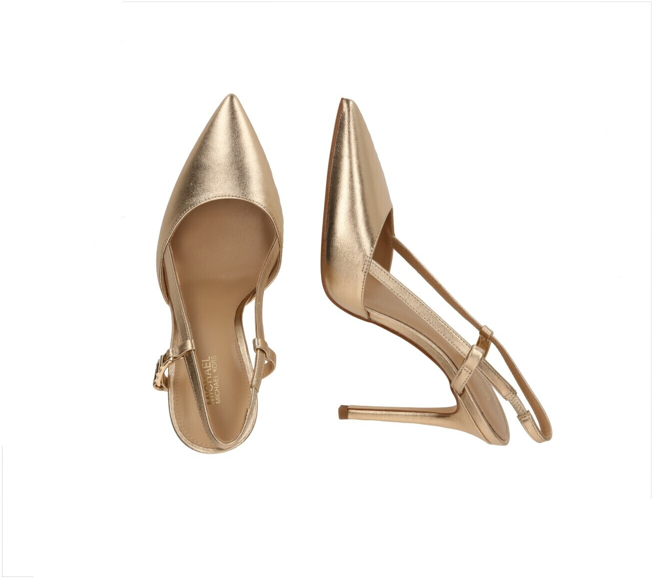 Michael kors gold clearance pumps