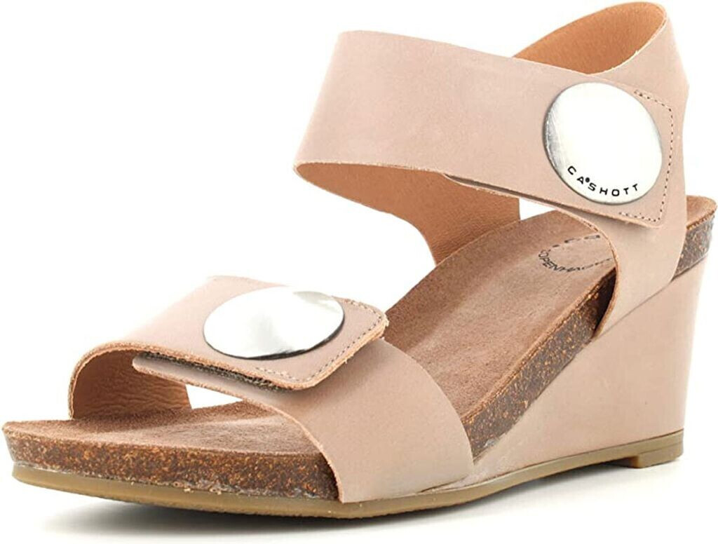 Ca'Shott Velcro Button taupe leather