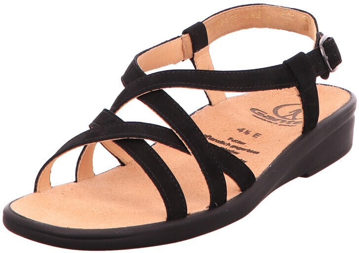 Ganter Sonnica-E snap button sandal black