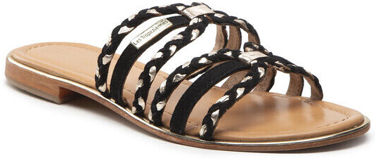 Les Tropéziennes Slippers Haria 42164 black gold