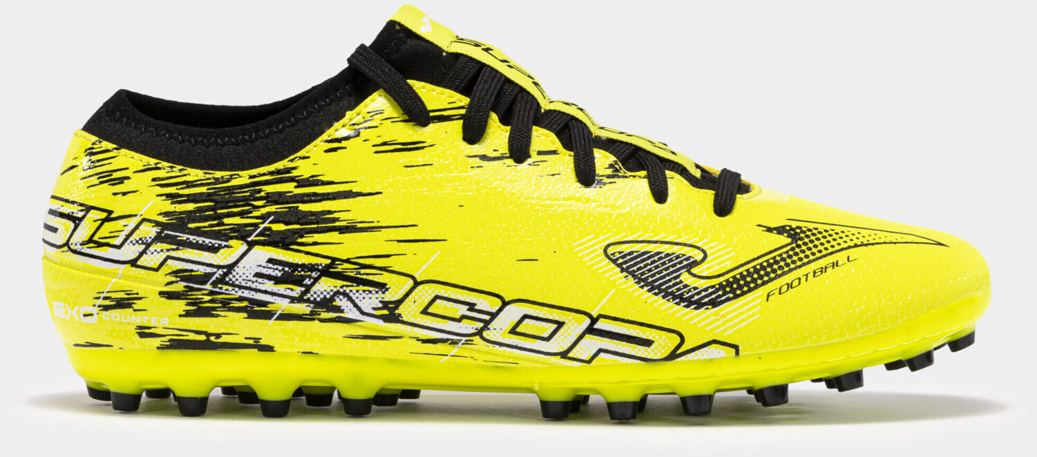 Photos - Football Boots Joma Supercopa 23 AG yellow fluor/black 