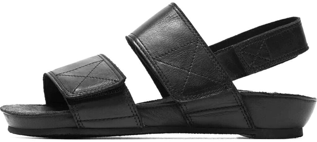 Ca'Shott Casava Velcro Sandal black leather