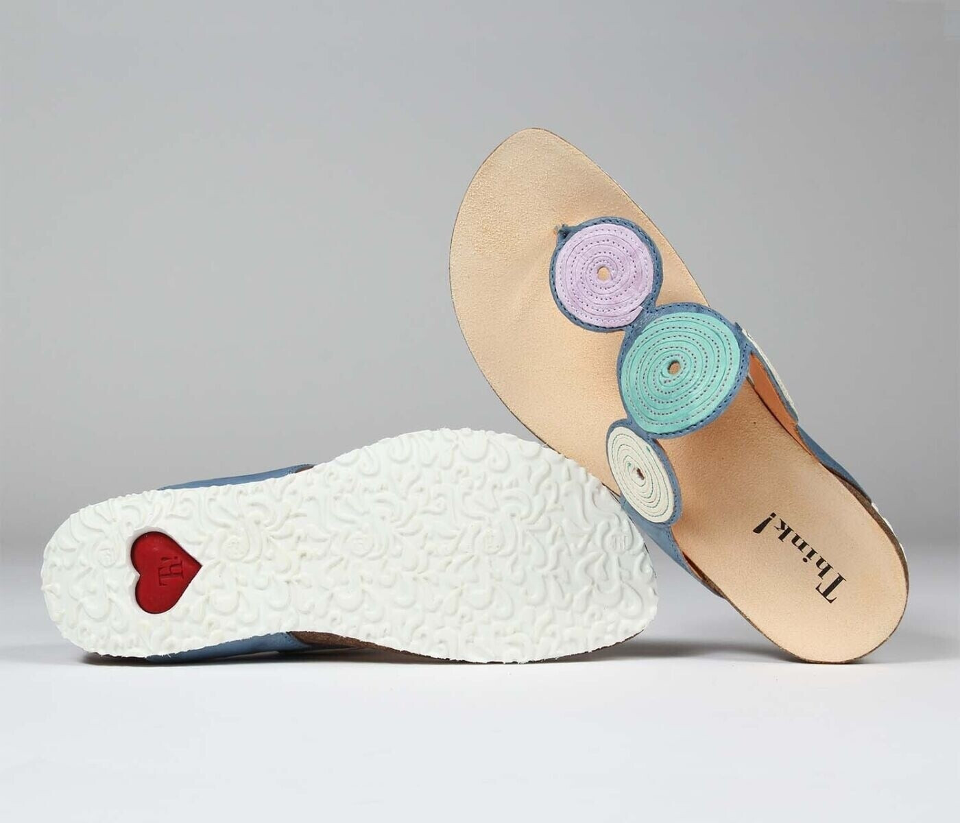 Think Julia Flip Flops green mint green-combined