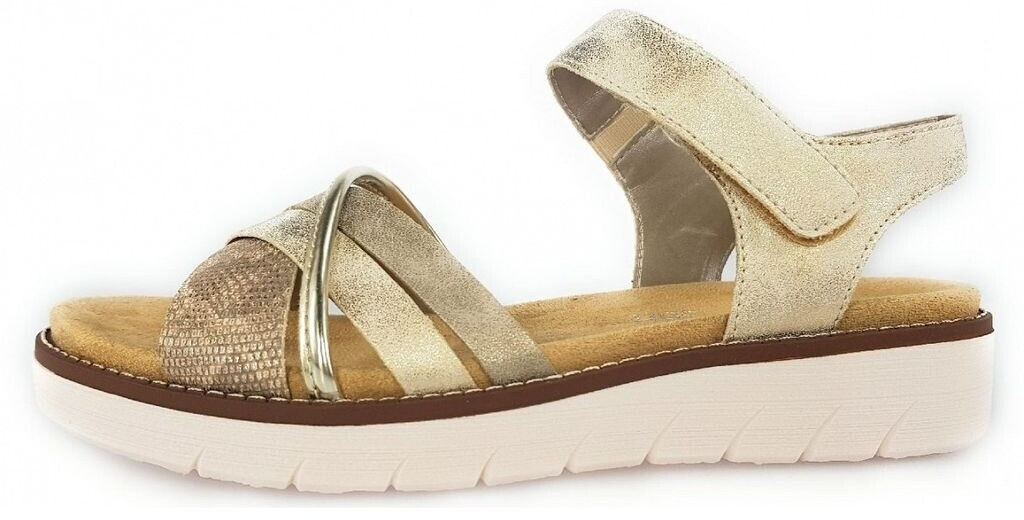 Remonte Dorndorf Strappy sandals silver metallic synthetic leather