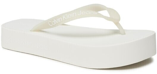 Calvin Klein Beach Sandal Flatform Logo YW0YW01092 white