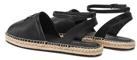 Calvin Klein ELDA 10L Strappy Sandal with Adjustable Strap black