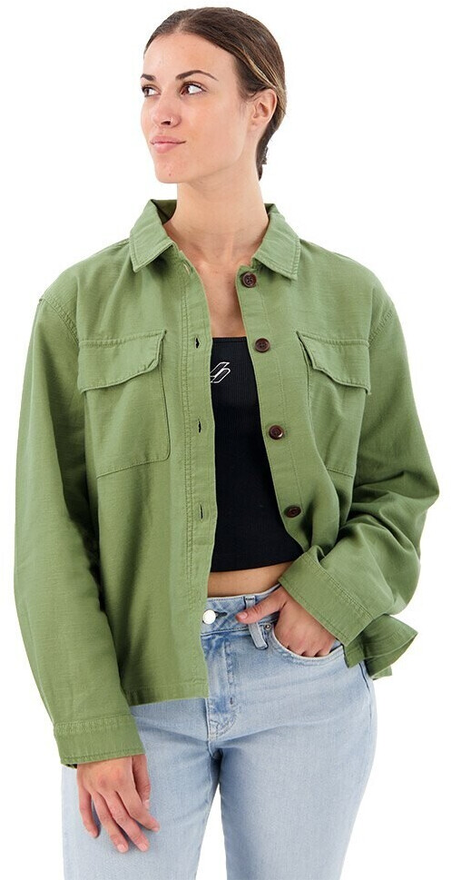 Superdry Embellished Military Overshirt (W4010409A-8VC) green