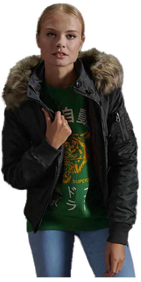 Superdry Nylon Flight Bomber Jacket (W5010230A-18E) green
