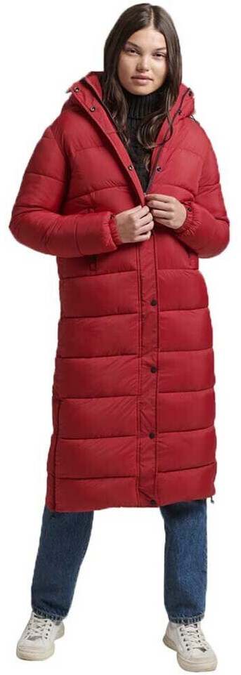 Superdry Vintage Hooded Mid Layer Long Jacket (W5011180A-17I) red