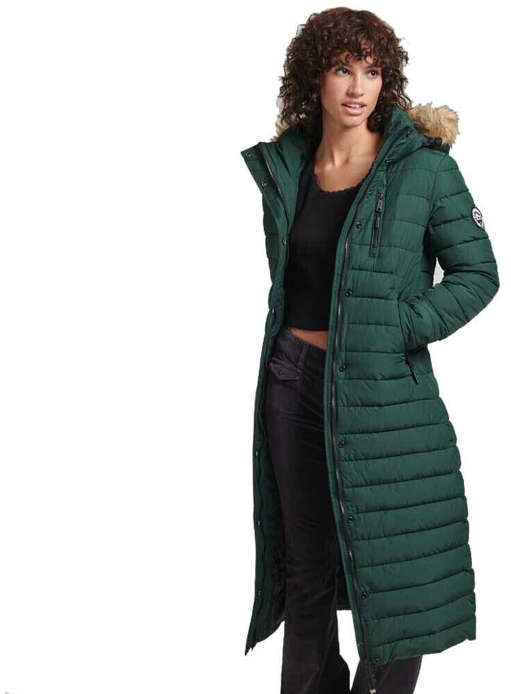 Superdry Super Long Line Fuji Jacket (W5011504A-27E) green