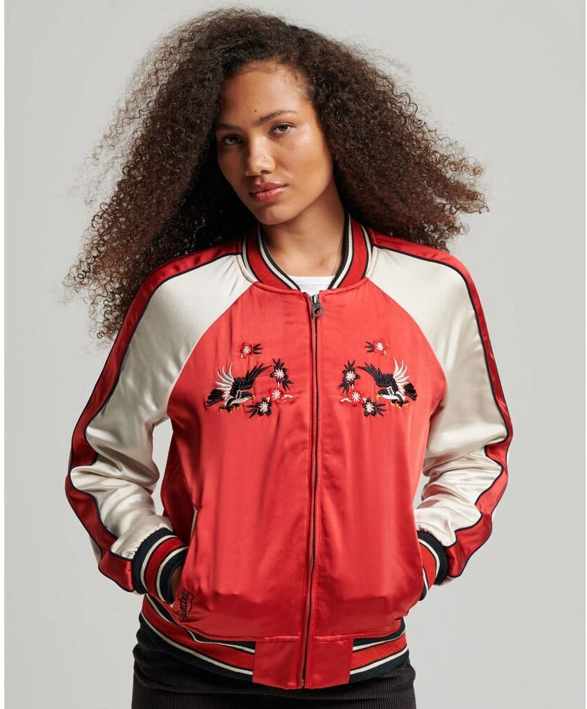 Superdry Vintage Emb Suikajan Jacket (W5011530A-SPR) red